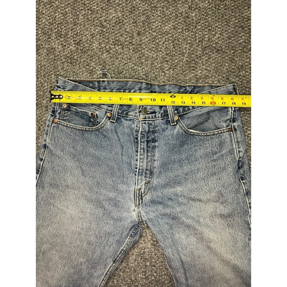 Men's Light Blue Light Wash Straight Denim Jeans Regular Fit Cotton‎ 38x28